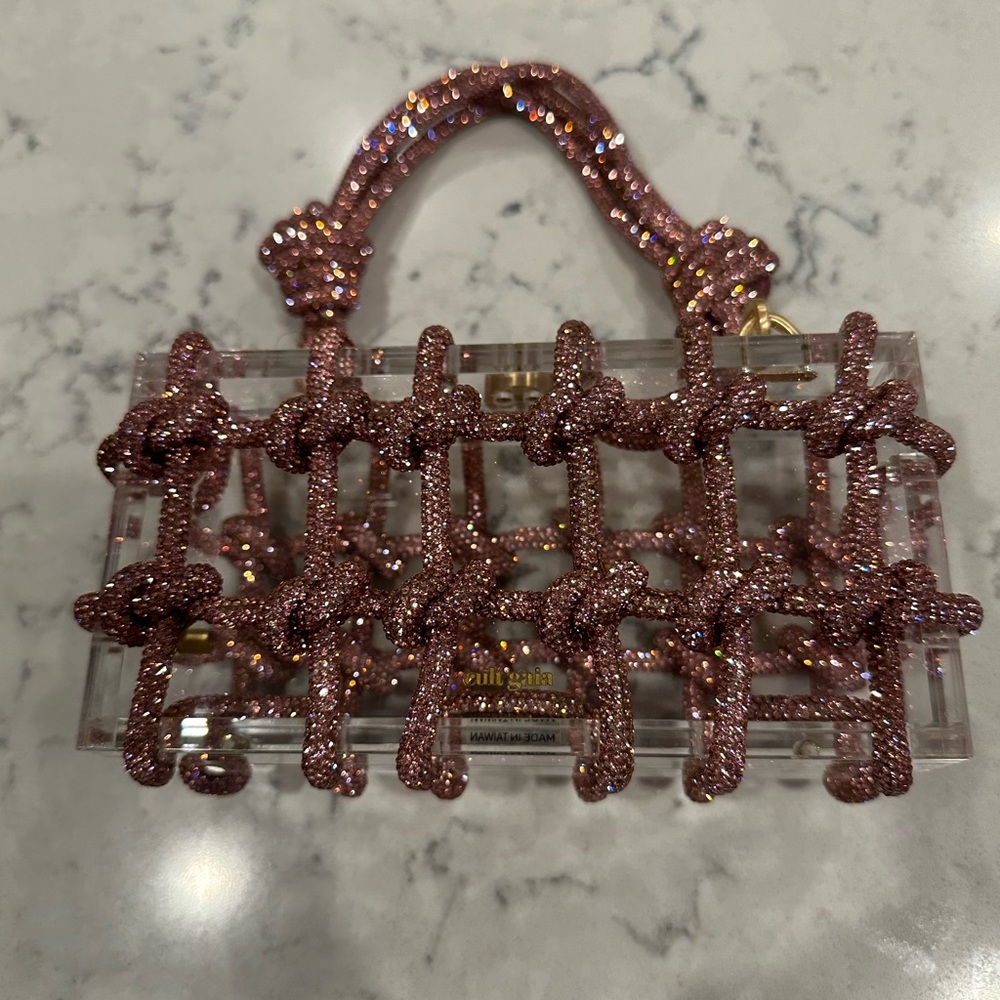Cult Gaia Bess rhinestone shoulder bag - Picture 14 of 14